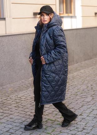 Зимнее женское  пальто большого размера размеры: 50-52, 54-56, 58-606 фото