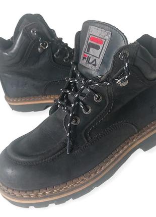 Кожаные оригинальные ботинки fila