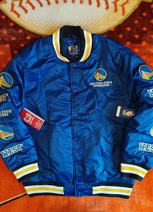 💯🏀 оригинал. утепленный бомбер ultra game x nba golden state warriors.