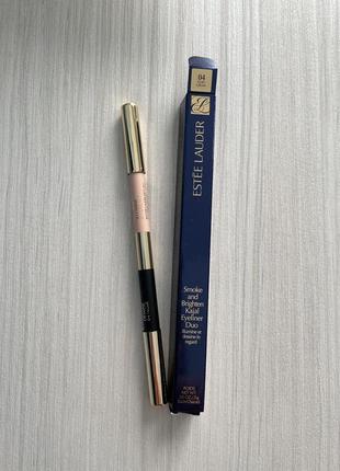 Двосторонній каял estée lauder олівець для очей