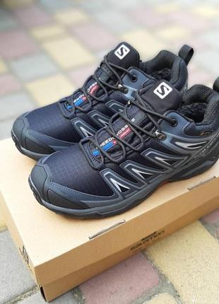 Кросівки чоловічі осінь - зима salomon speedcross gray розміри: 41-45