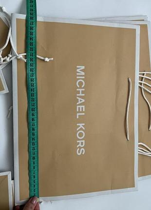 Фірмові паперові пакети, подарункові пакети michael kors4 фото