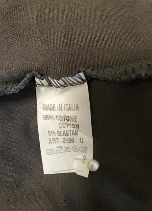 Красива італійська трикотажна котонова блузка туніка батал7 фото