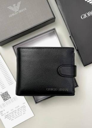 Чоловічий брендовий гаманець armani lux1 фото