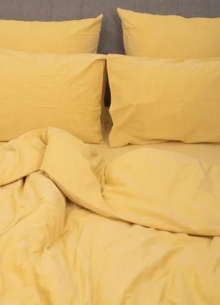 Постільна білизна тм вілюта варена бавовна tiare wash, малюн. 56 соняшний жовтий6 фото