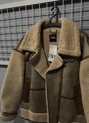 Дубленка zara