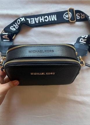 Женская сумка майкл корс черная michael kors black7 фото