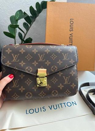 Женская сумка луи виттон коричневая louis vuitton brown натуральная кожа5 фото