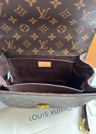 Женская сумка луи виттон коричневая louis vuitton brown натуральная кожа4 фото