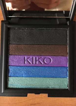 Набор теней и подводка kiko make up milano1 фото