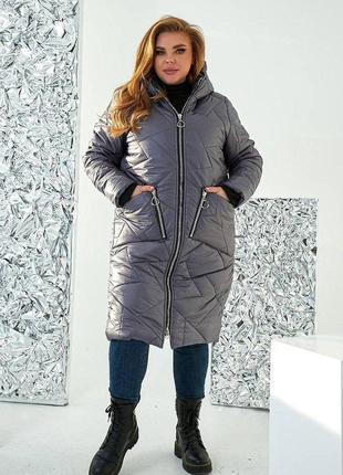 Зимове жіноче пальто розміри: 48-50.52-54.56-582 фото