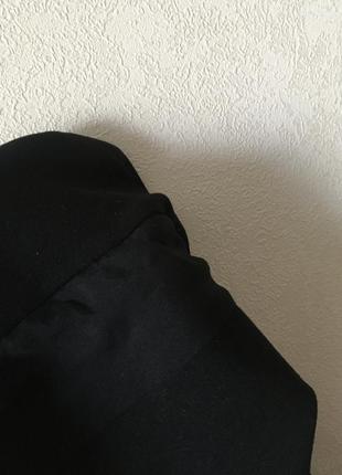 Теплые черные трикотажные брюки брюки с лампасами и карманами5 фото