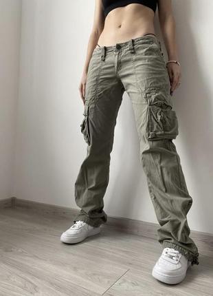 Винтажные женские карго брюки брюки брюки vintage low waist cargo women’s pants dickies carhartt stussy supreme винтажное жэнкие брюки ряда посадка3 фото