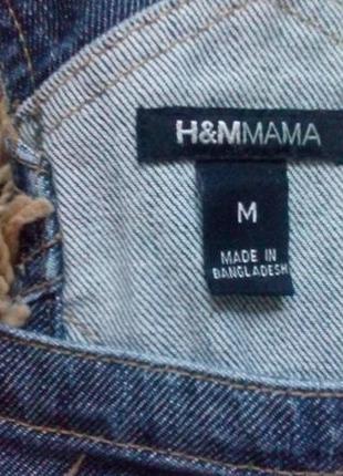 Комбез джинсовый для беременной h&m6 фото