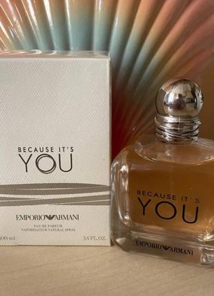 Парфюмированная вода emporio armani because it's you бикиоз итс ю 100 мл