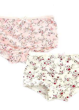 Комплект: трусы-шорты для девочек, 2 шт