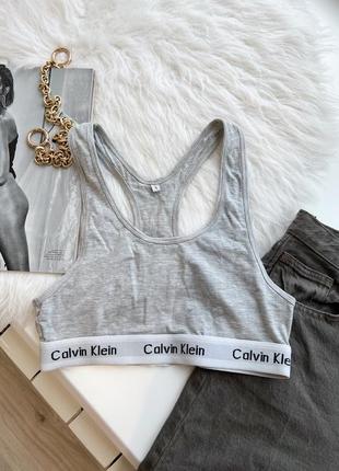 Серый топ calvin klein