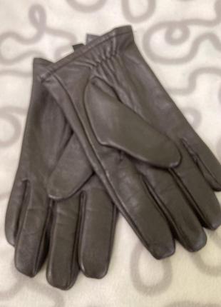 Мужские кожаные перчатки 100%кожа