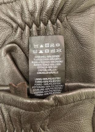 Мужские кожаные перчатки 100%кожа