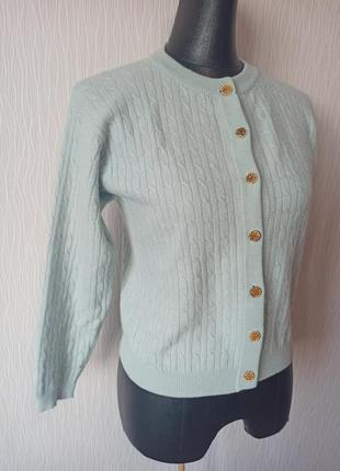 Кашемировая теплая женская кофта кардиган свитер 100% кашемир1 фото