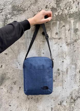 Барсетка tnf синий меланж