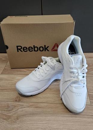 Кросівки унісекс чоловічі жіночі білі reebok work n cushion 3.0 кроси білі взуття