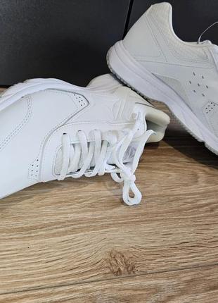 Кросівки унісекс чоловічі жіночі білі reebok work n cushion 3.0 кроси білі взуття10 фото