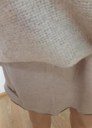 Базовое прямое теплое платье в составе шерсть мохер италия5 фото