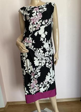 Вискозное качественное платье- батал/46/brend fhase eight
