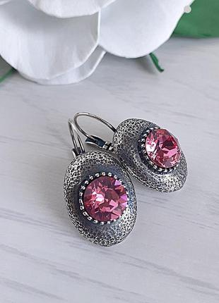 Сережки swarovski