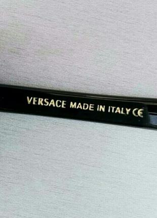Versace очки маска женские солнцезащитные черные с градиентом6 фото