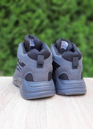 Кросівки чоловічі осінь - зима adidas yeezy boost 700 black розміри: 41-464 фото