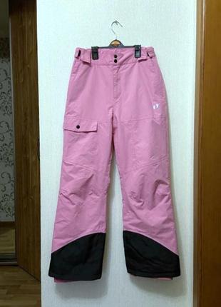 Тёплые, непромокаемые лыжные штаны, 12-13лет,  до 152см, 40-42-44, hangten1 фото