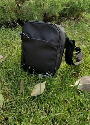 Сумка puma черная мужская сумка через плечо пума барсетка puma на плечо2 фото