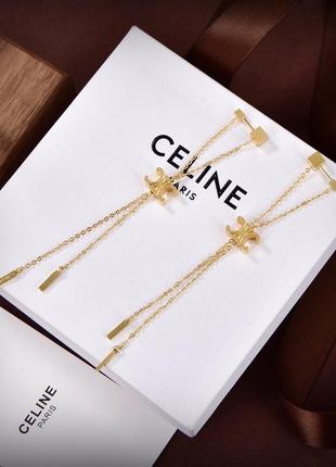 Сережки  celine