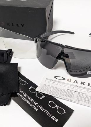 Очки, очки oakley sutro lite black, + дополнительная прозрачная линза2 фото