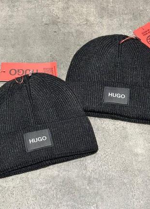 Шапка в стиле hugo boss