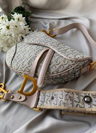 Сумка dior saddle beige2 фото