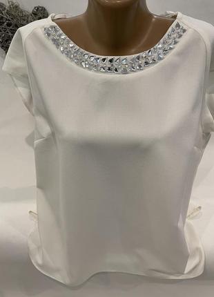 Шикарна біла блуза