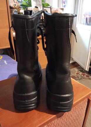 Кожаные берцы-ботинки высокие,термостойкие,в состоянии новых,унисекс,talan,украина4 фото