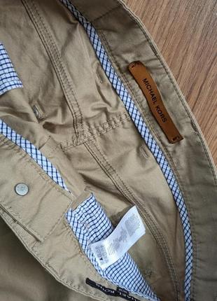 Чоловічі легкі штани світло-коричневі штани чіноc michael kors9 фото