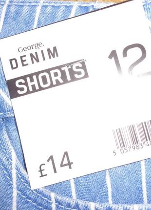 Джинсовые шорты george - size eur 403 фото
