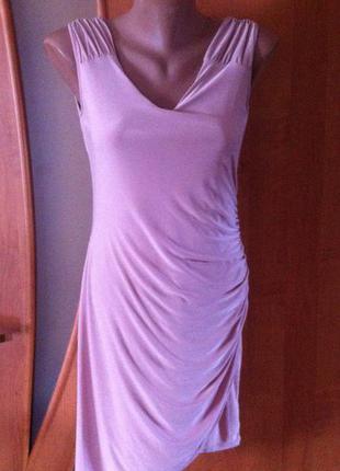 Нежное розовое платье1 фото
