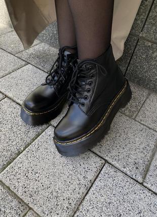 Dr. martens jadon ankle black (термо)6 фото