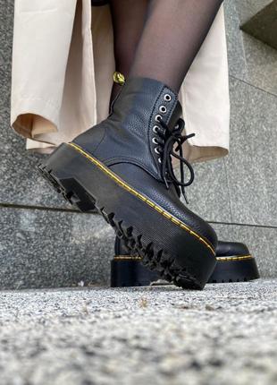 Dr. martens jadon black (хутро)8 фото