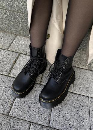 Dr. martens jadon black (хутро)9 фото