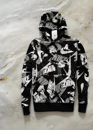 Nike оригинал,человечья бобка худи балахон