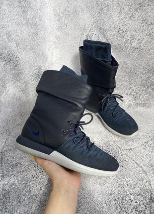 Фирменные кожаные сапоги nike