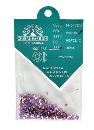 Камені сварівські ss8 720 шт global fashion малинові