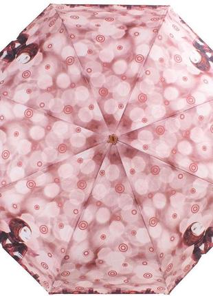 Женский зонт zest механический розовый1 фото